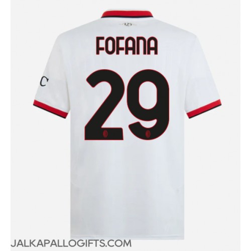 AC Milan Youssouf Fofana #29 Vieraspaita 2024-25 Lyhythihainen